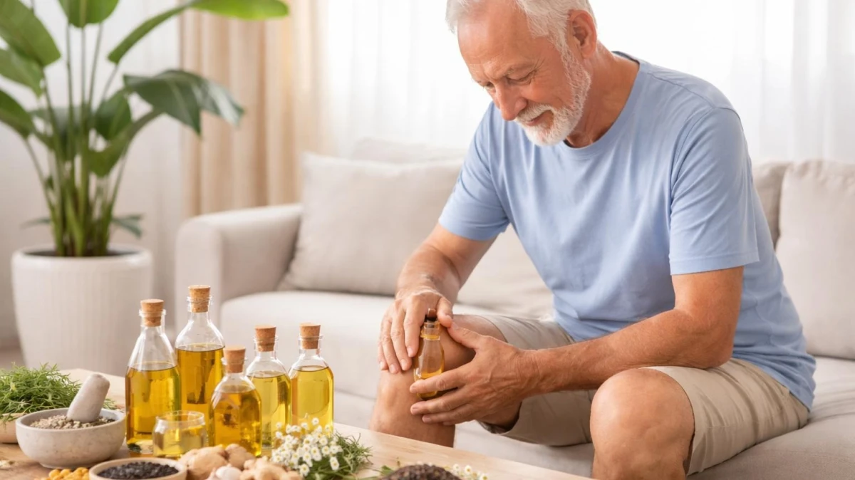 بهترین روغن‌های گیاهی برای درد مفاصل و زانو