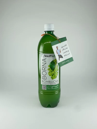 برنا کامبوچا قهوه سبز یک لیتری