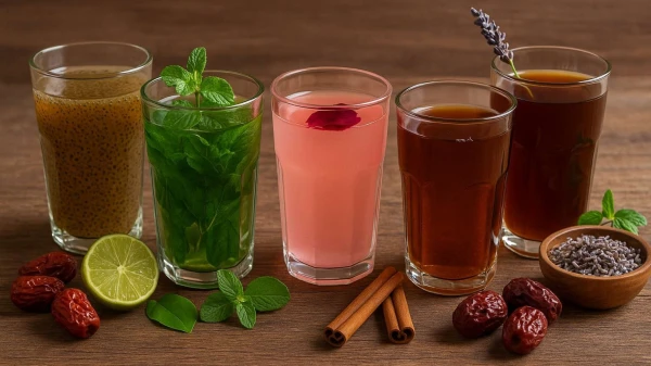 12 شربت خنک‌کننده و ضدعطش طب سنتی برای روزهای گرم تابستان