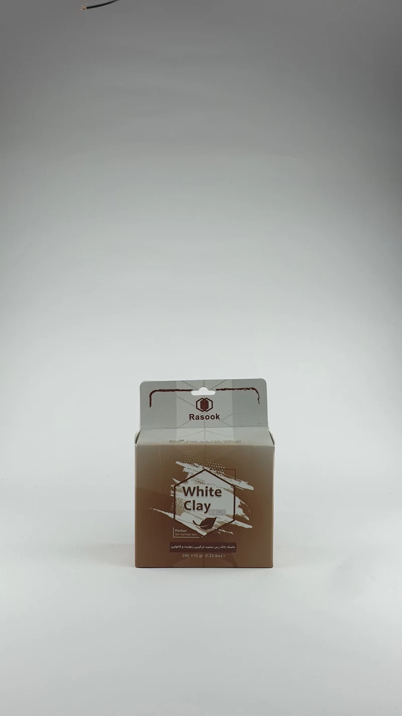 ماسک خاک رس سفید رازوک
