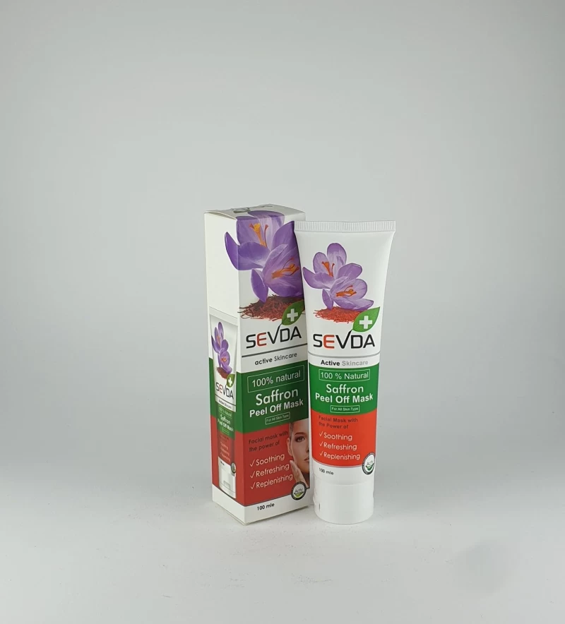 ماسک صورت سودا مدل زعفران حجم ۱۰۰ میلی لیتر