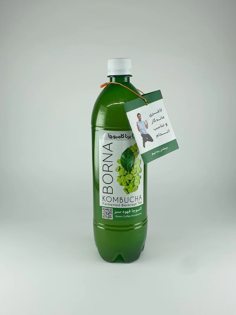 برنا کامبوچا قهوه سبز یک لیتری