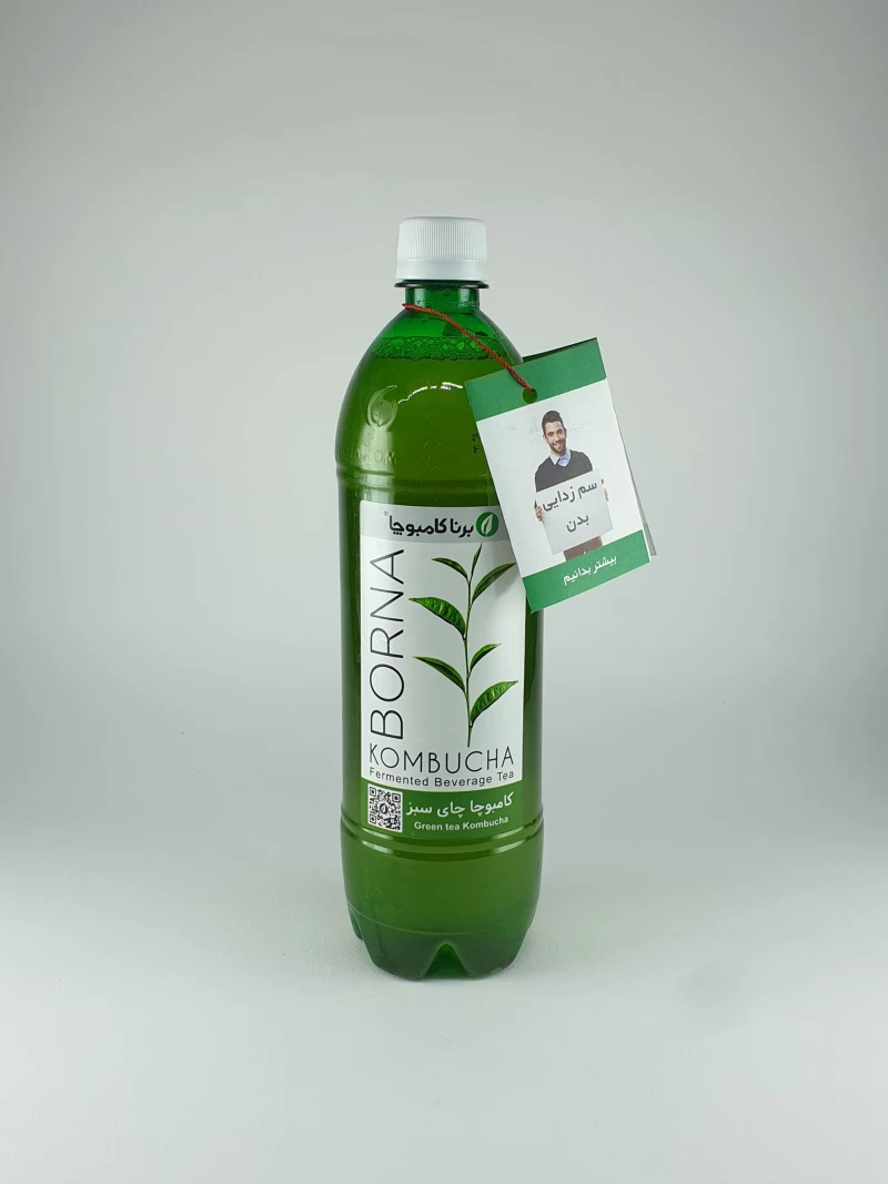 برنا کامبوچا چای سبز یک لیتری